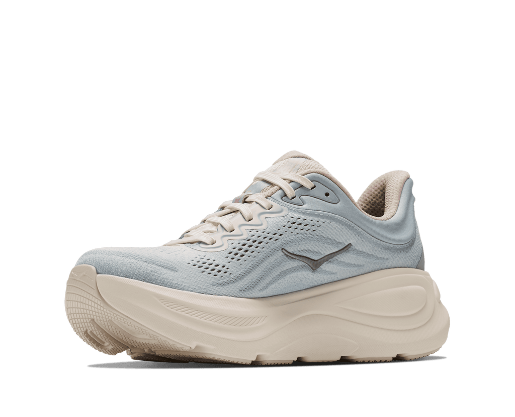 HOKA Women's Bondi 9 - ALABASTER / MINERAL BLUE (Wide)