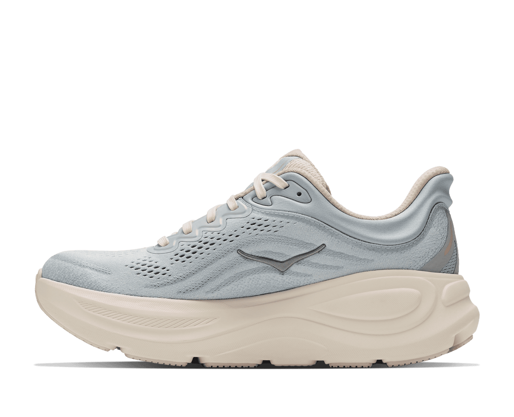 HOKA Women's Bondi 9 - ALABASTER / MINERAL BLUE (Wide)
