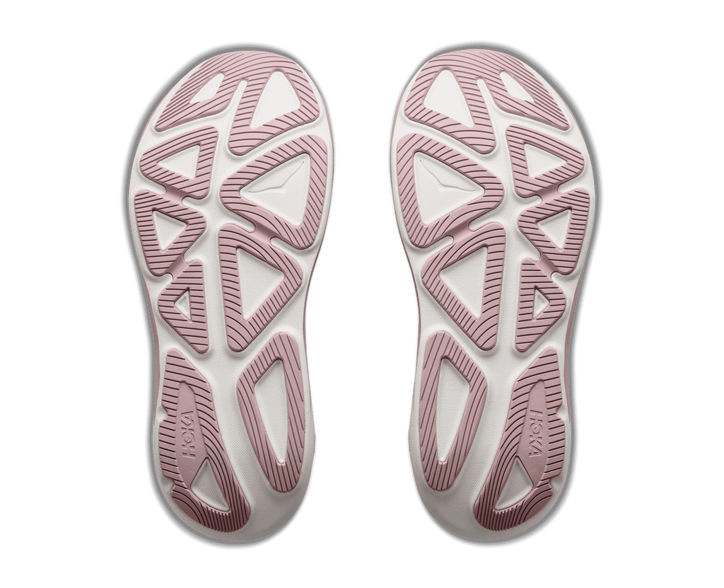 HOKA Women's Clifton Pro Glm - ALABASTER / PINK OPAL (Wide)