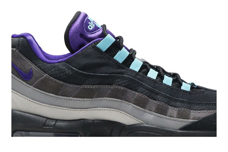 Nike Air Max 95 Black Court Purple Teal Nebula