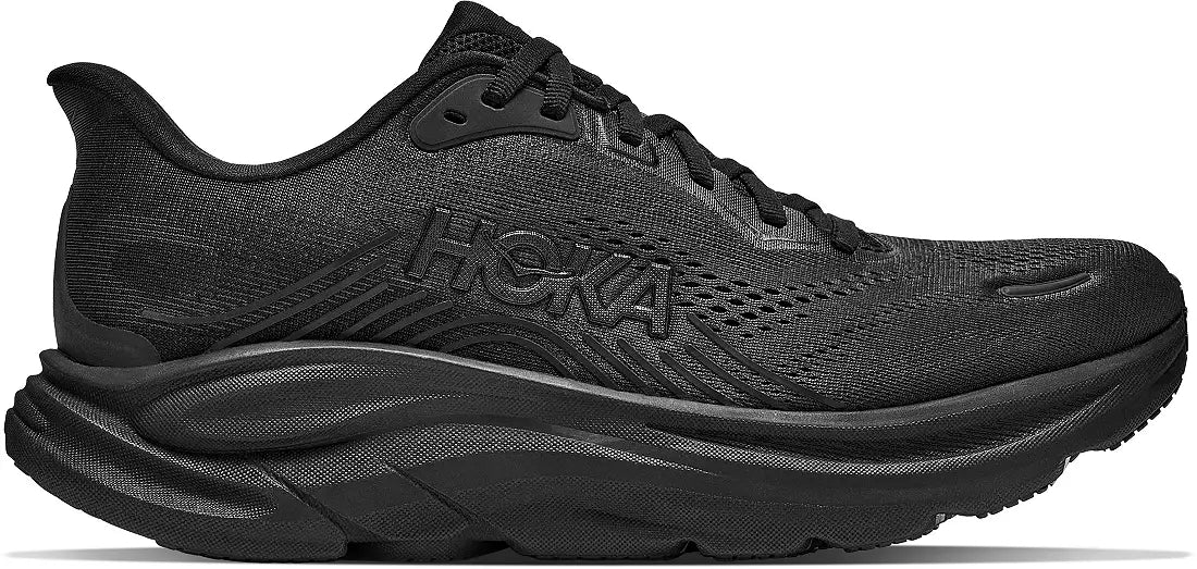 HOKA Women's CLIFTON 11 - BLACK / BLACK