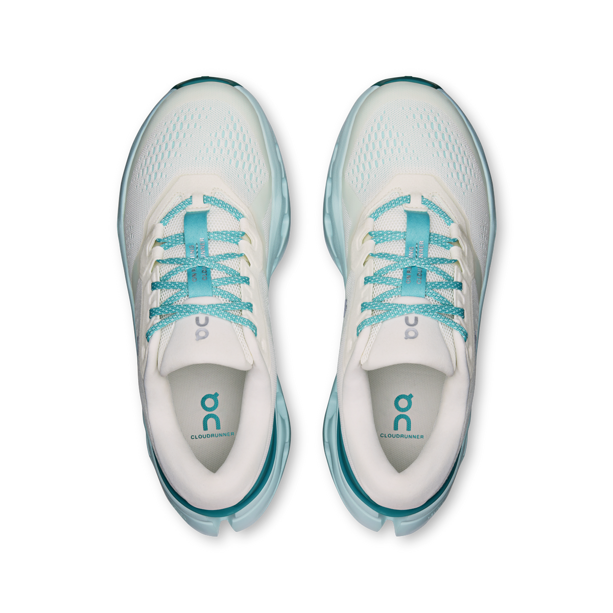 ON Women's Cloudrunner 3 - Ivory Aquamarine