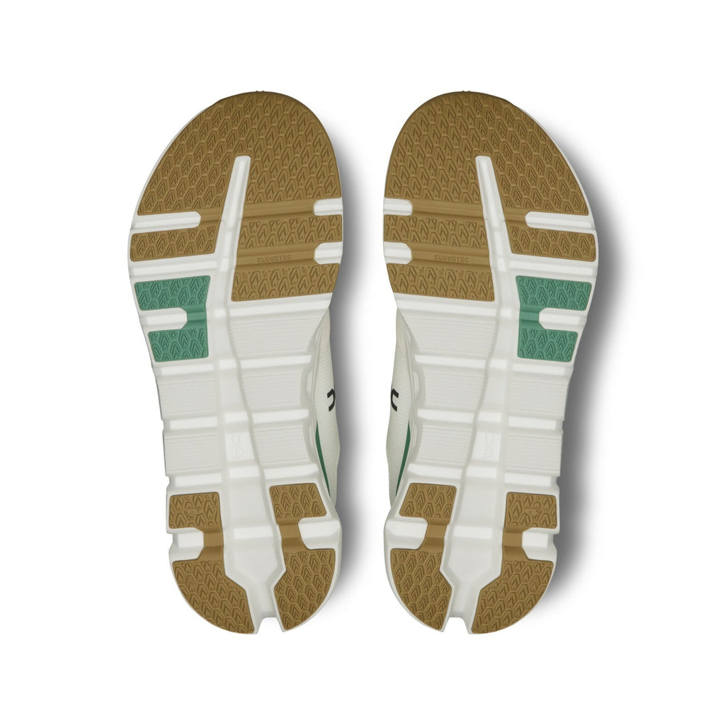 On Mens Cloudrunner 2- White/Green (3ME10144433)