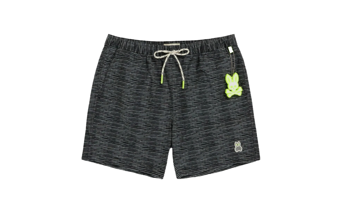 Lukas Hand Drawn Men's Swim Trunks "Black" B6W130S1PO BLK