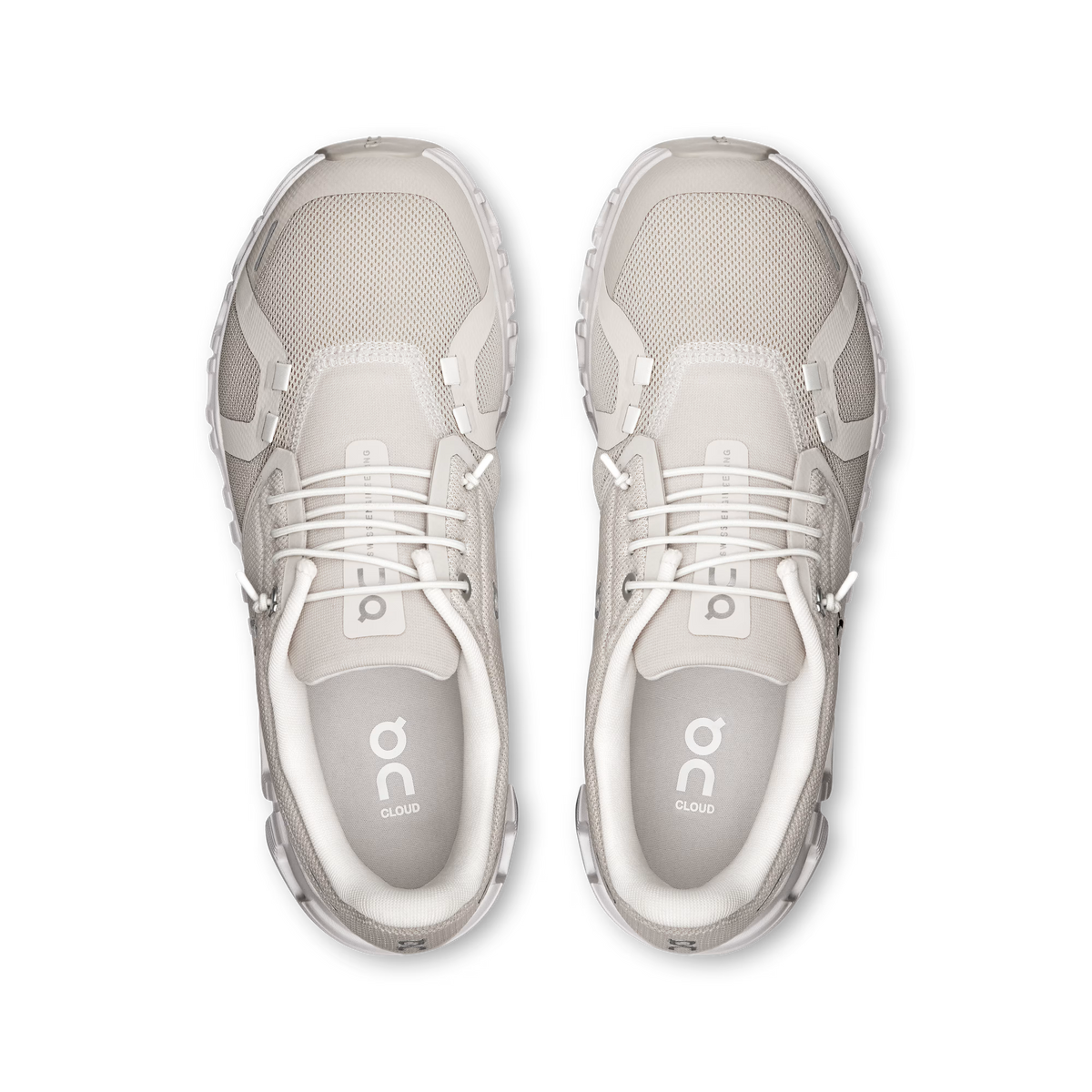 ON Women's Cloud 6 Wide - Pearl White