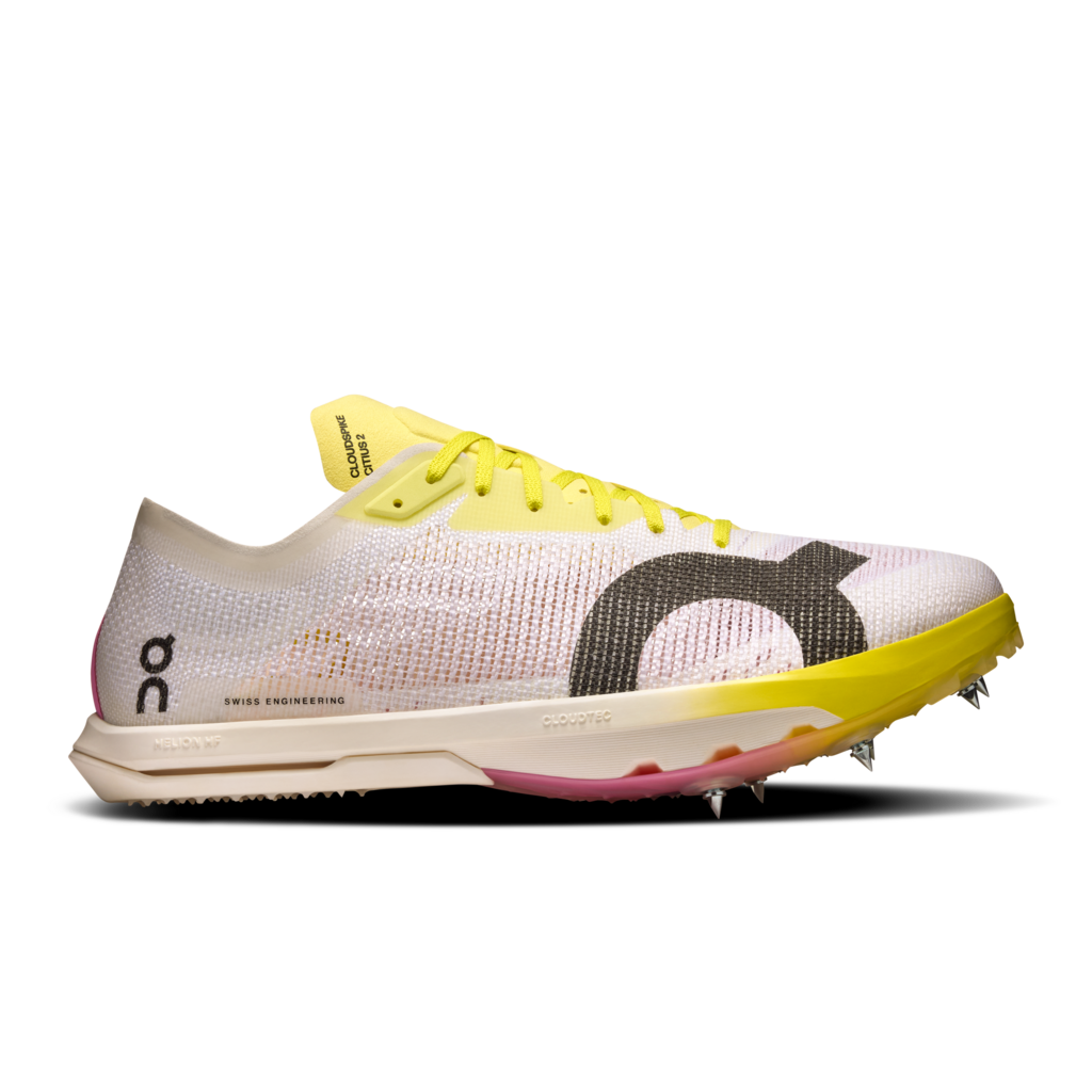 On Women's Cloudspike Amplius 2 - White/Raspberry (3WF10202926)
