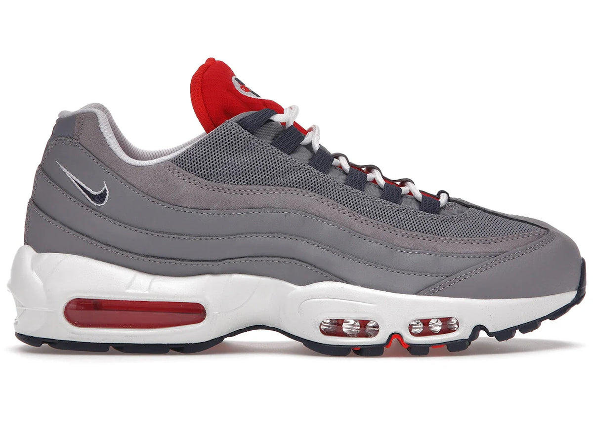 Nike Air Max 95 Grey Navy Crimson