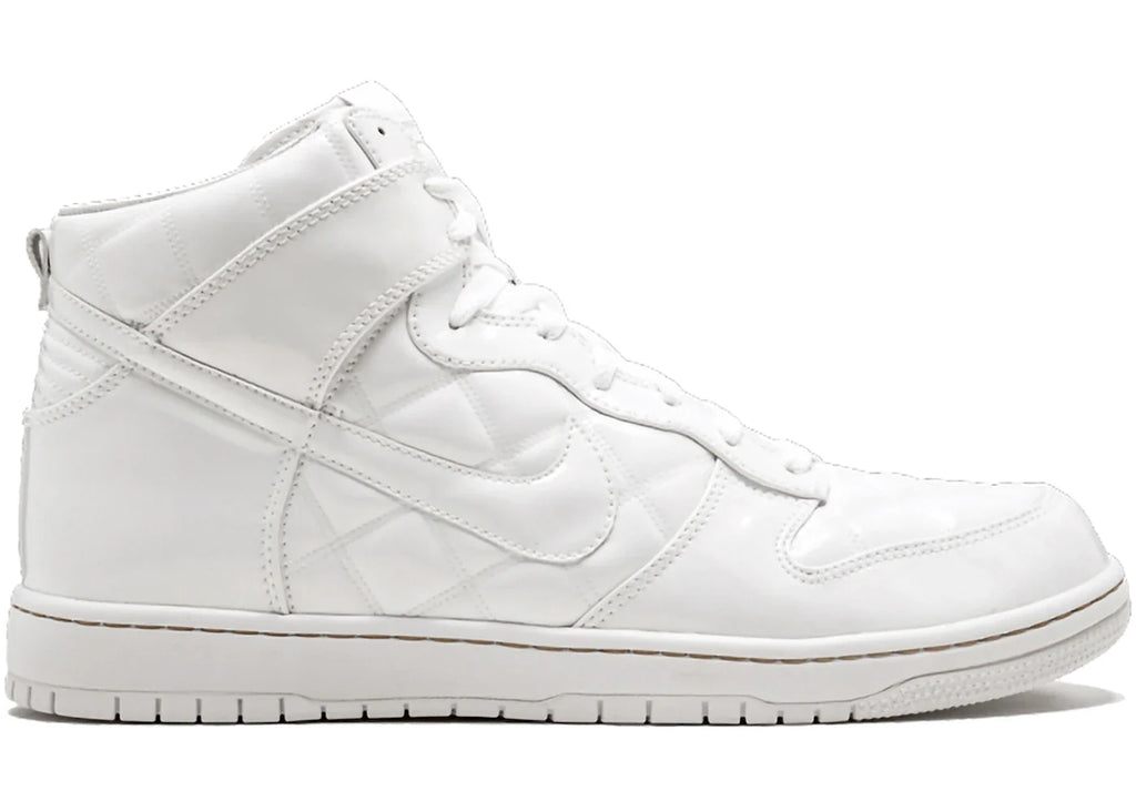 Nike Dunk High Supreme Olympic Octagon Quilted Patent White