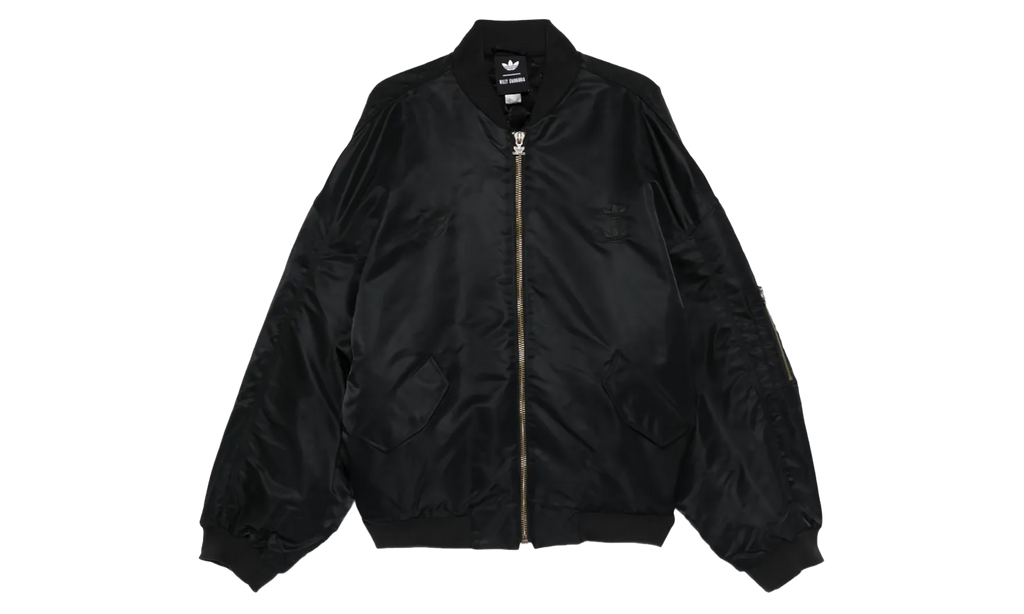 CHAVARRIA SATIN BOMBER JACKET "Black" KD9361