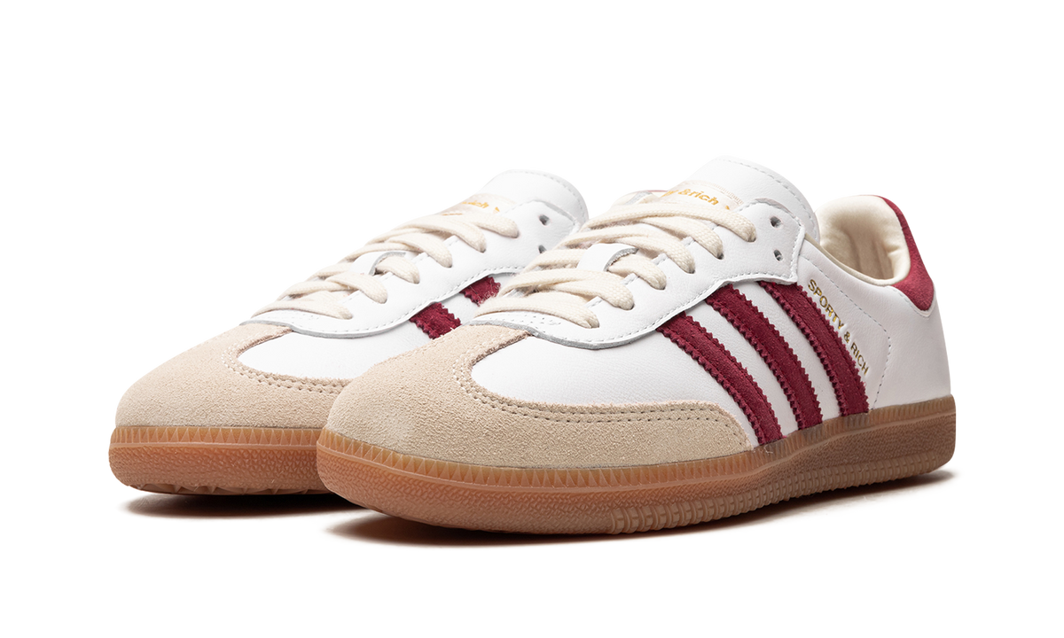 Samba OG "Sporty & Rich - White Core Burgundy" IF5660