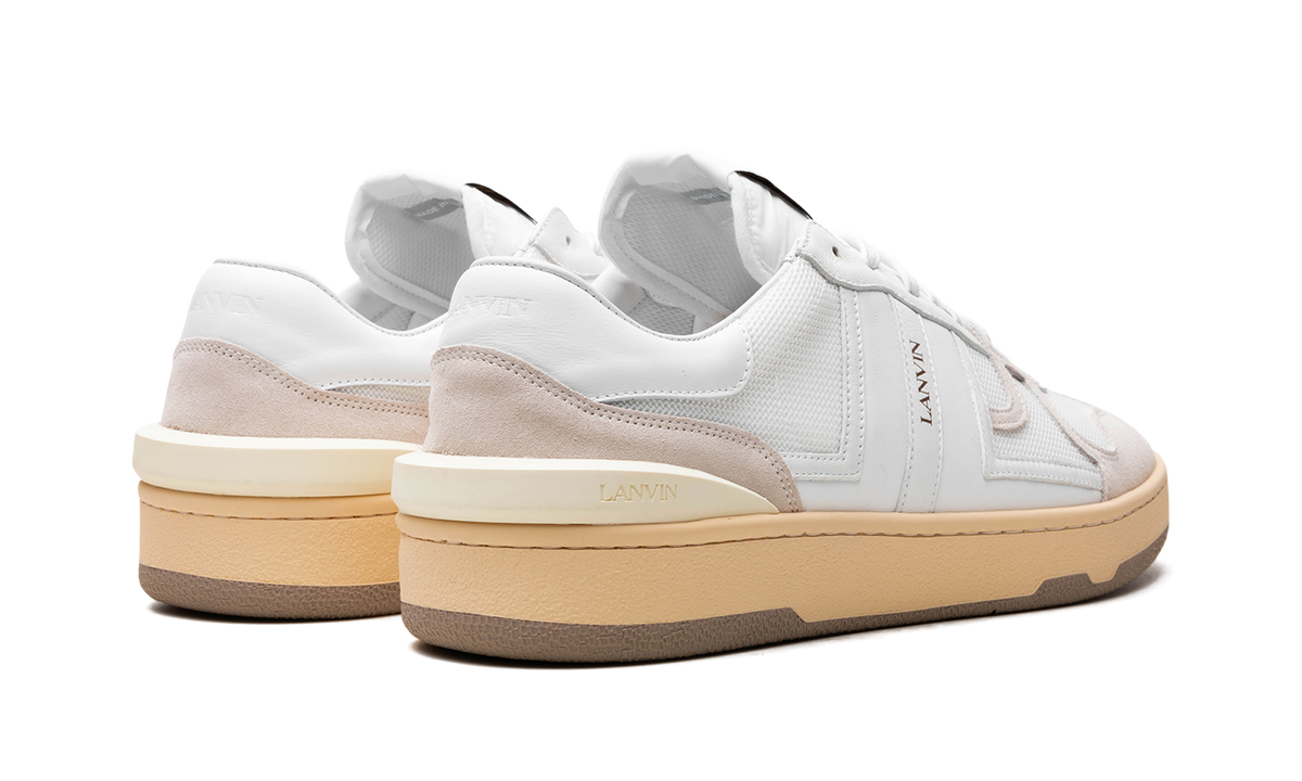 Leather Clay Low Top Sneakers "White/Beige" FM SKDK00 NASH A20 00