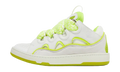 BASKETS CURB "Blanc/Jaune Fluo" FW SKDK02 DRAP P23 00F8