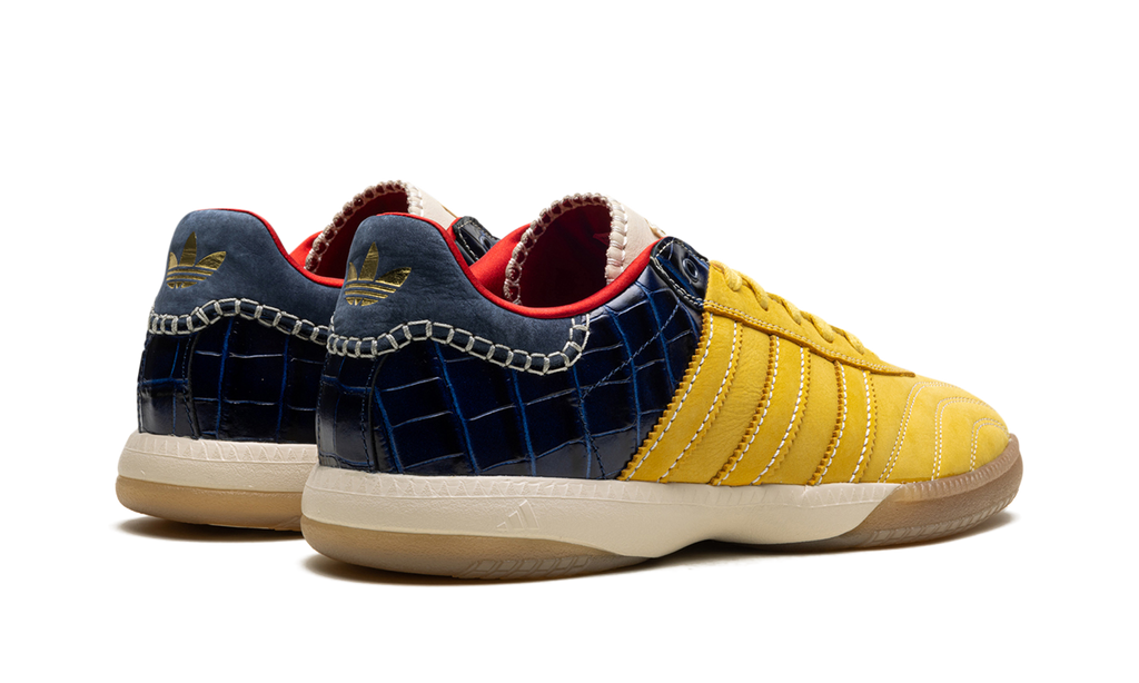 Samba Millenium "Wales Bonner - Fade Gold / Navy Croc" IH8407