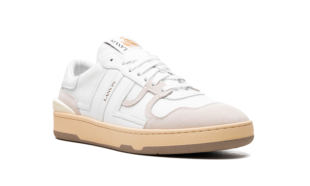 Leather Clay Low Top Sneakers "White/Beige" FM SKDK00 NASH A20 00